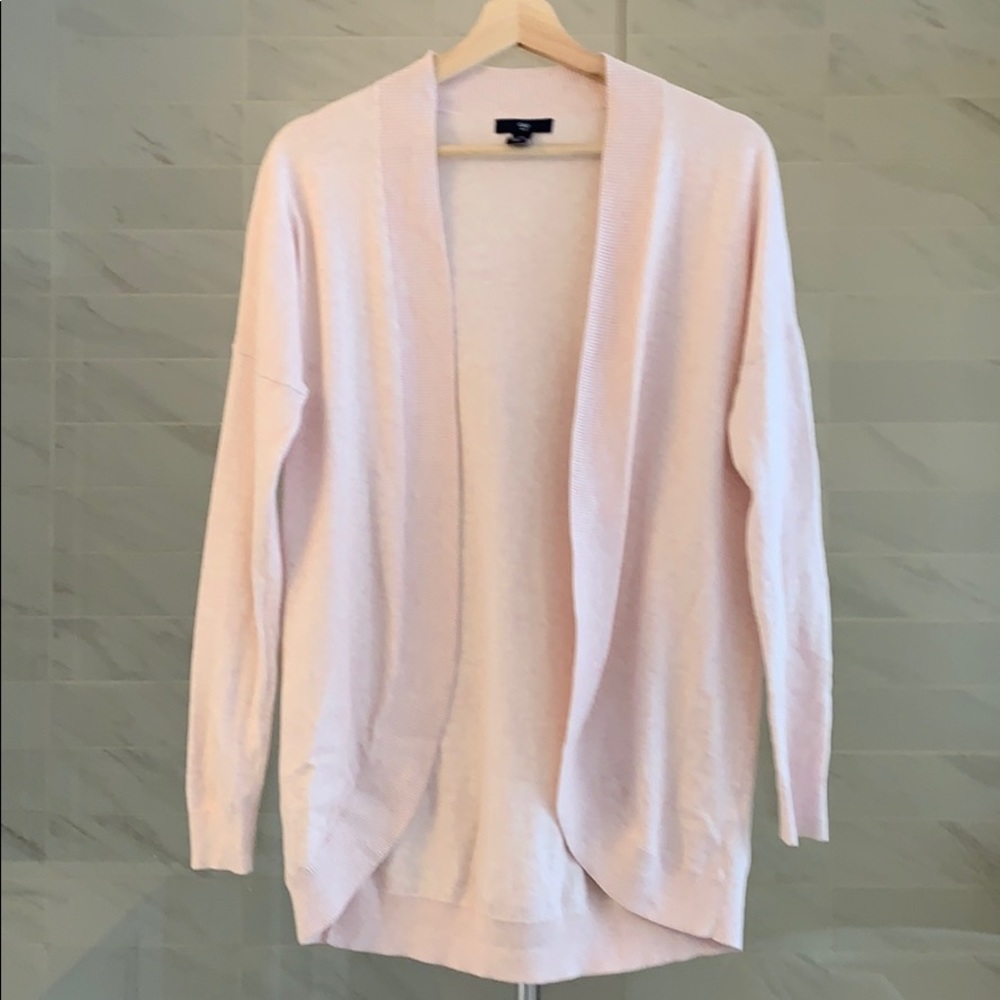 Gap pretty pink open cardigan oversized